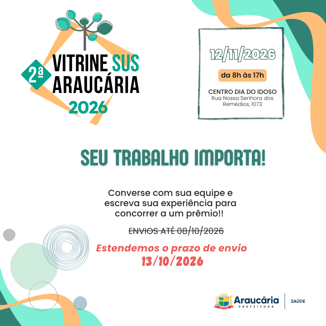 2ª Mostra Vitrine SUS  Araucária - Prazo de envio estendido.png